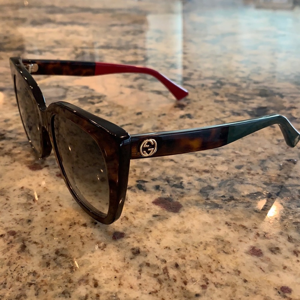 Gorgeous! Gucci over sized sunglasses. Perfect condition!NWOT